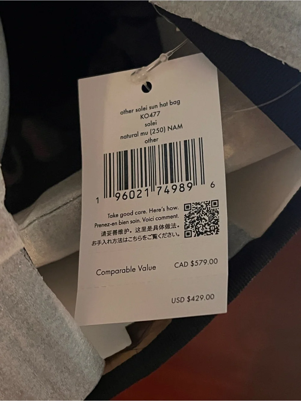 Kate Spade Soleil Sun Hat Straw Bag